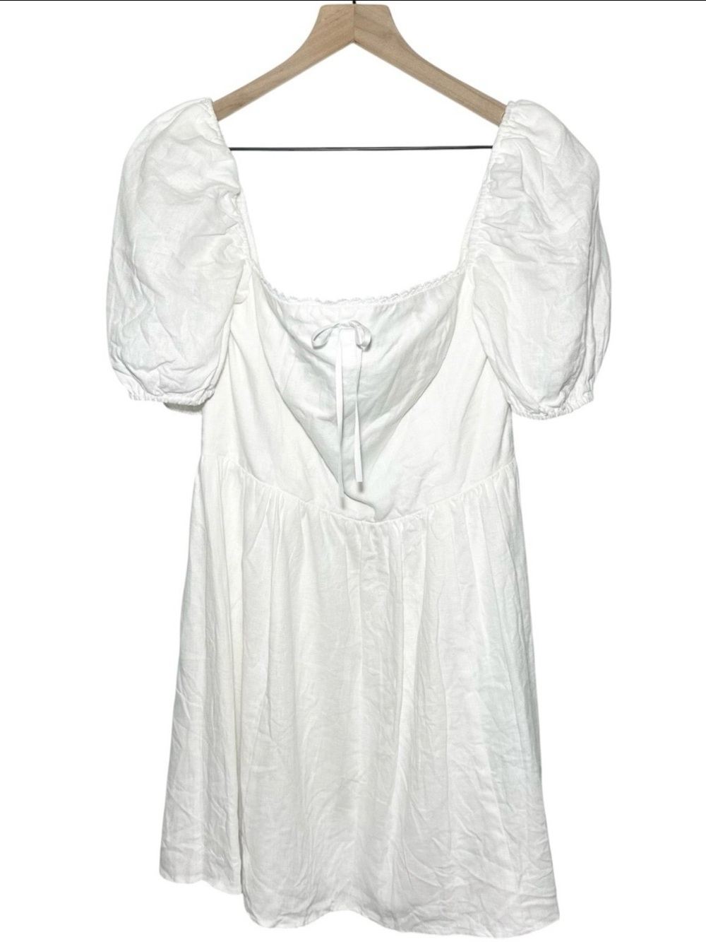 Reformation Malvina Linen Dress in White